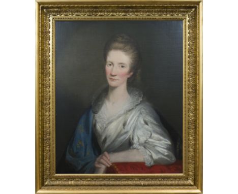 JOHN THOMAS SETON (SCOTTISH 1738 - 1806),PORTRAIT OF MRS GRIZEL MAXWELL OF CARRIDEN (NEAR FALKIRK)oil on canvas, inscribed an