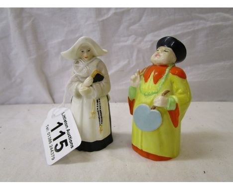 2 Royal Worcester candle snuffers