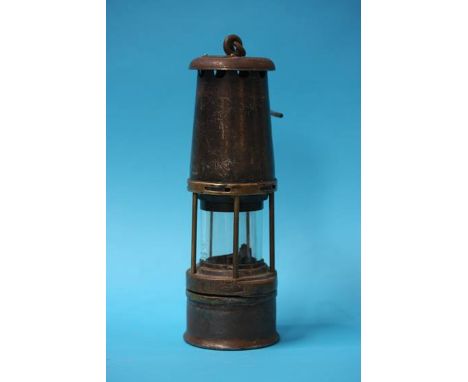 A 'Wolf No. 7' miners lamp, Serial no. 16