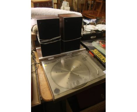 Beomaster record player and speakers 