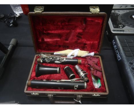 Boosey and Hawkes clarinet, serial no. 500658. Not available for in-house P&amp;P