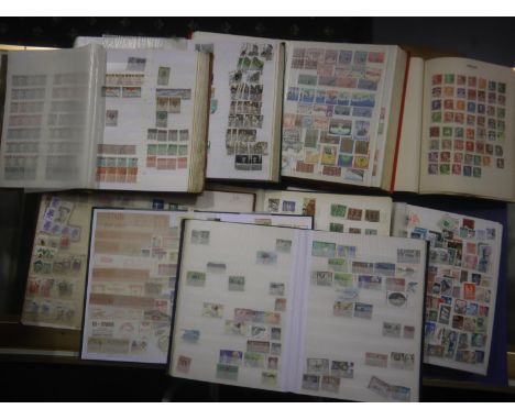 Nine albums of mixed world and GB stamps. UK P&amp;P Group 3 (£30+VAT for the first lot and £8+VAT for subsequent lots) 