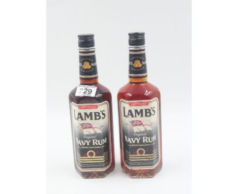75cl and 1.0 litre bottles of Lambs Navy rum. UK P&amp;P Group 2 (£20+VAT for the first lot and £4+VAT for subsequent lots) 