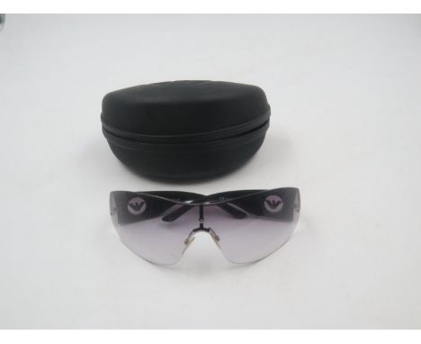 Cased pair of Emporio Armani sunglasses. UK P&amp;P Group 1 (£16+VAT for the first lot and £2+VAT for subsequent lots) 