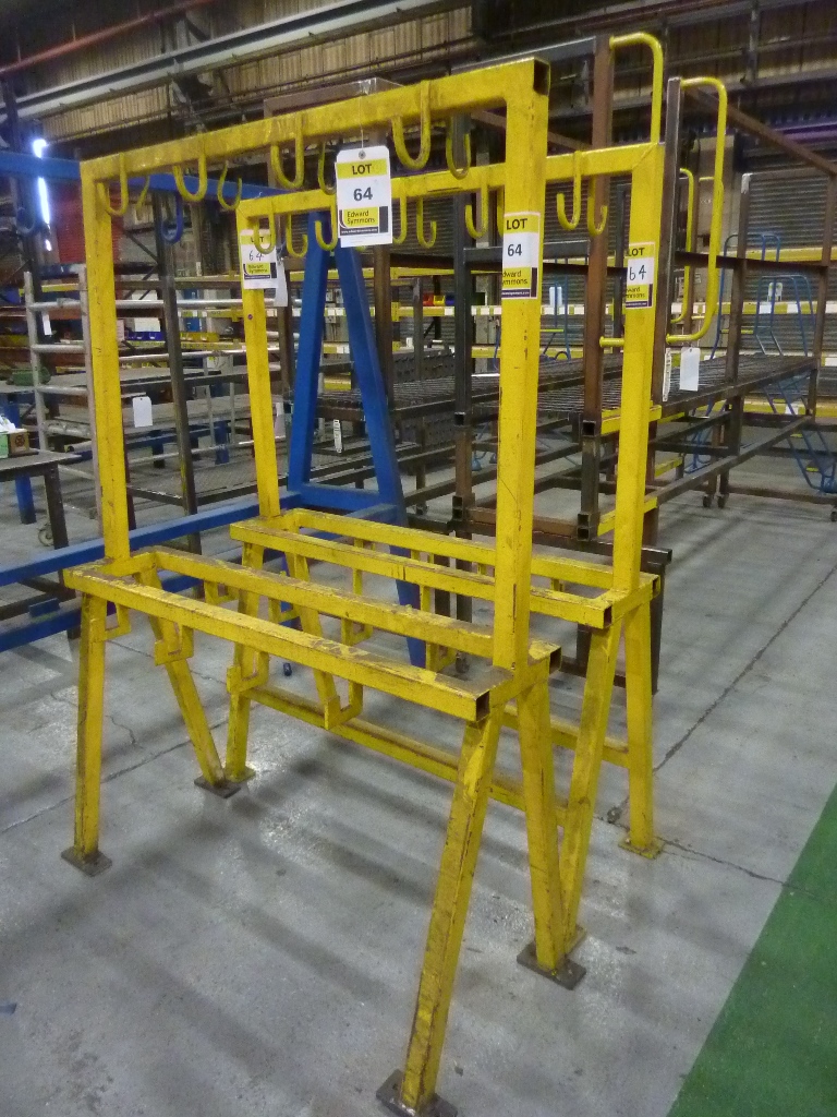 Two 1300mm x 1800mm lifting equipment storage racks