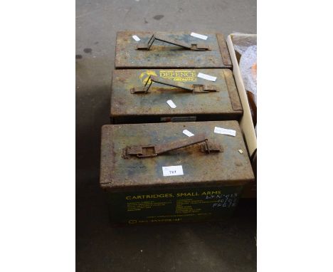 THREE VINTAGE AMMUNITION TINS