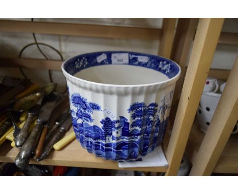 SPODE BLUE ITALIAN PATTERN JARDINIERE