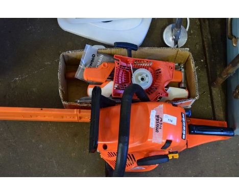 PARKER CHAINSAW AND BOX VARIOUS PARTS