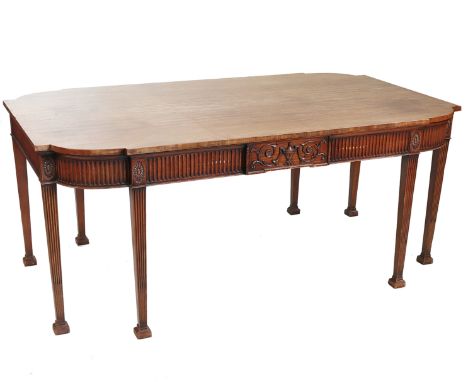 A 20th century rectangular centre table, in the Adams style, possibly by Rackstraws, Worcester, 72ins x 44ins