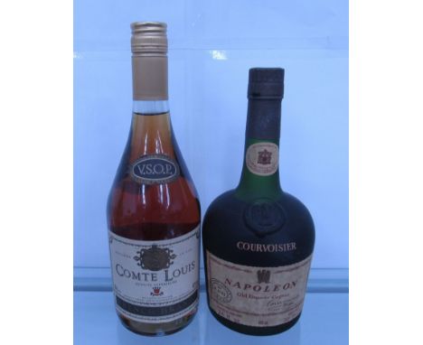 Courvoisier Old Liqueur Cognac 24floz No 4703, Comte Louis French Brandy, 68cl (2)