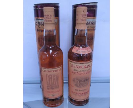 Glenmorangie Single Highland Scotch Whisky 10 years old, 70cl x 2 in presentation tins