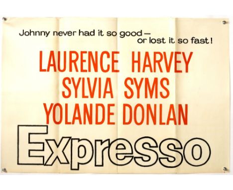 Expresso Bongo (1959) UK Three Sheet film poster, starring Cliff Richard, folded, 41 x 81 inches.       