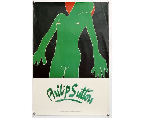 Phillip Sutton RA (1928-) Two original art posters hand signed by Phillip Sutton with sketch, one dated 1980 along with twelv