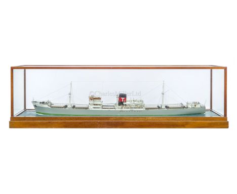 A FINE WATERLINE MODEL FOR THE S.S LORD GLANELY BY BASSETT-LOWKE LTD, BUILT FOR THE ATLANTIC SHIPPING &amp; TRADING COMPANY B