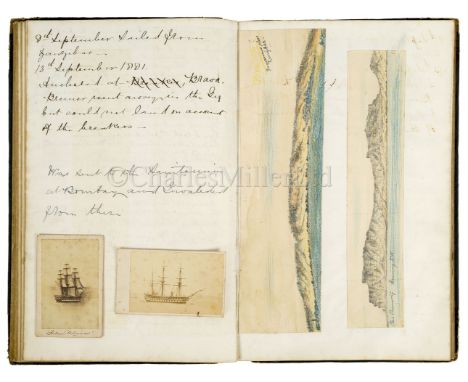A FASCINATING LOG FOR THE H.M.SHIPS REVENGE, CHANTICLEER, ST VINCENT, ENDYMION, MAGPIE, EXPRESS, RESISTANCE, ECLIPSE, RUBY, D