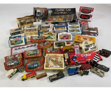 A large collection of various diecast toys, to include Lledo, Solido, Corgi, Matchbox and others.