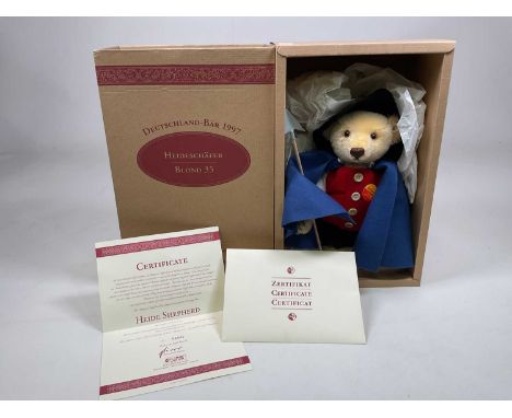 STEIFF; a boxed collector's bear, Heide Shepherd, numbered and with certificate