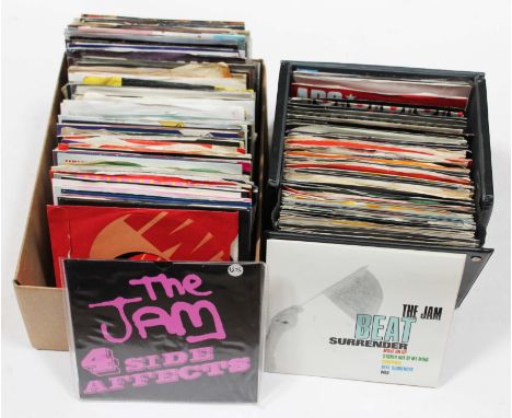 Approx. 200 45s to include The Jam - 4 Side Affects and Beat Surrender, various disco, soul and funk, rock and pop including 