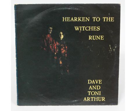 Dave And Toni Arthur - Hearken to the Witches Rune UK 1971 stereo LP Trailer LER2017 VG++ plays fine, edge and ring wear to s