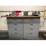 Cabinet with contents