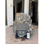 Gold Bearing Ore Rock Displayed on Frame - Tupperware Memorabilia