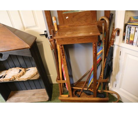 Collection of assorted Umbrellas, Walking Sticks and a Shooting Stick 