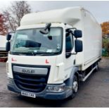 DAF LF180FA Euro6 12T Box & Tail Lift (2015), Regi