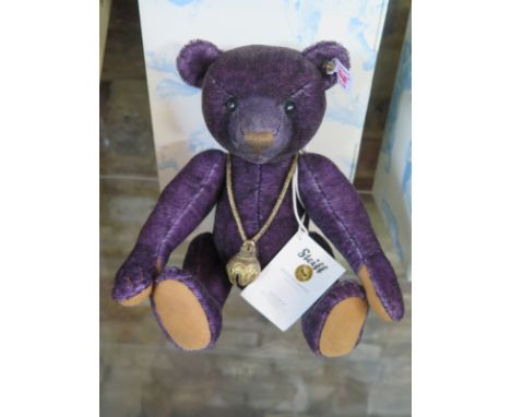 A Steiff Monty the Bear - mohair, 28cm - limited edition 429 of 1500 - With certificate and original box, in good condition