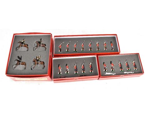 BRITAINS; four boxed 'Hollow Cast Collection' sets comprising 40189 'The Cameron Highlanders Colour Party &amp; Escort' (x2),