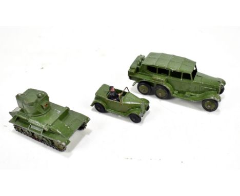 DINKY; a boxed A2189 Royal Tank Corps Light Tank Unit, number 152 set.Additional InformationBox heavily worn and discoloured 