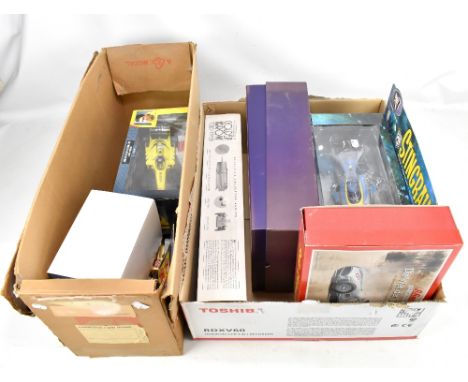 A mixed group of boxed toys including Schylling '1929 Land Speed Record Car Golden Arrow', Corgi 'Queen Elizabeth II Golden J