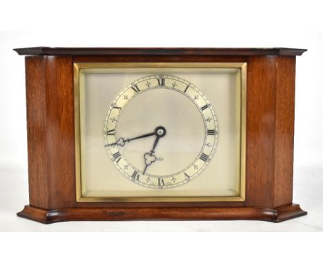 A mahogany cased Elliot mantel clock.