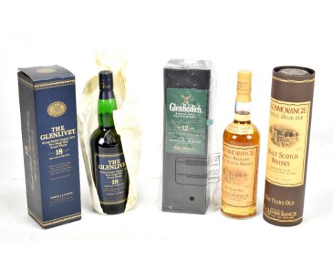 THE GLENLIVET; a single bottle of 'George Smith's Original 1824' Aged 18 Years Pure Single Malt Scotch Whisky, 43%, 700ml, al