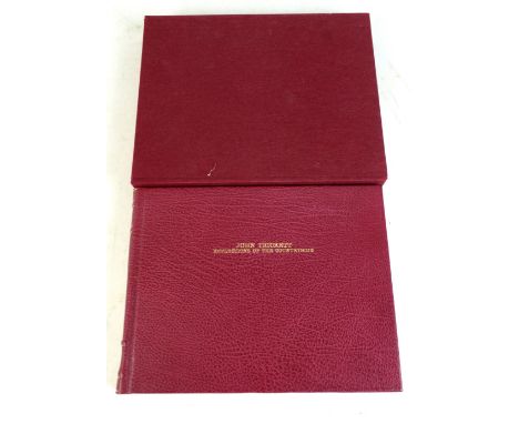 TRICKETT, JOHN; 'Reflections of The Countryside', a limited edition signed volume, 45/50, leather bound, with signed original