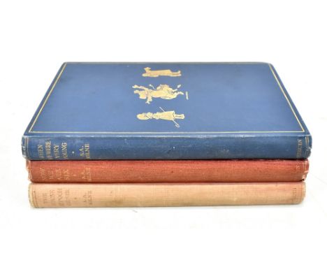 MILNE, AA; 'The House at Pooh Corner', published by Methuen &amp; Co Ltd, London 1928, 'Now We Are Six', London 1927, and 'Wh