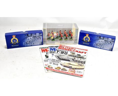 BRITAINS; a group of boxed Ceremonial Collection sets including 92 'Pipes &amp; Drums of The Scots Guards', 154 and 157 'Band