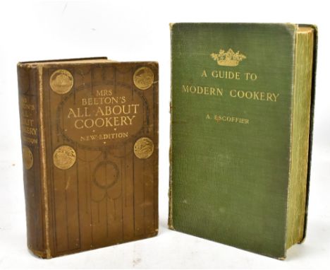 ESCOFFIER, A; 'A Guide to Modern Cookery', pub. William Heinemann, London 1907 (the first edition of the English translation)
