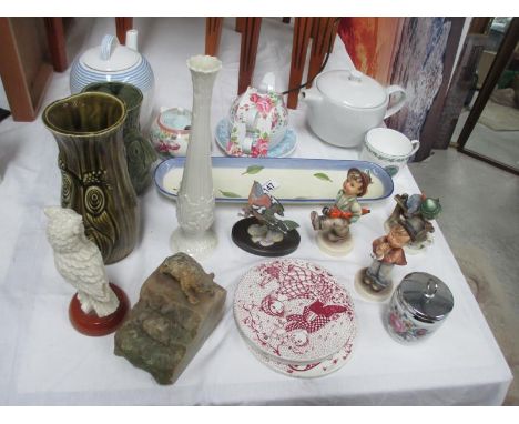 A large quantity of china including Hummel, Royal Worcester etc