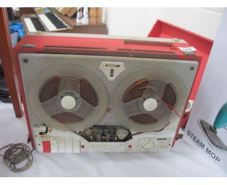 An old reel to reel tape recorder a/f