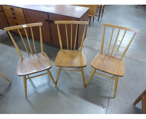A set of three Ercol chairs