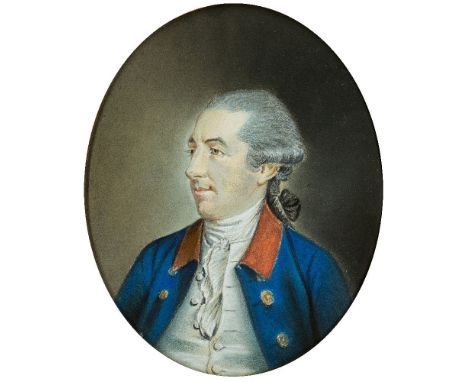 After Hugh Douglas Hamilton, RHA, Irish c.1740-1808- Portrait of the Rt Hon. David La Touche of Marlay, Dublin (1734-1806), b