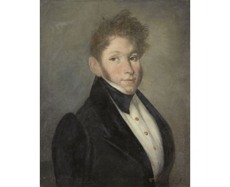 François Marie Beaurain, French born c.1768- Portrait of a gentleman, bust-length; oil on canvas, signed 'F. M. Beaurain' (lo