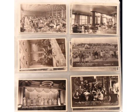 Postcards, a collection of approx. 350 cards of Butlins Clacton on Sea. With approx. 130 b/w and 220 coloured. Many b/w cards
