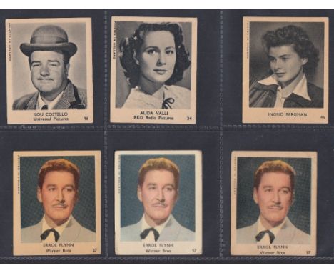 Trade cards, Klene, a collection of 37 type cards from various series including Footballers (1), Shirley Temple Cards (8), Po