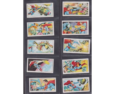 Trade cards, Primrose Superman (thin card version) (set 50 cards) (vg/ex)