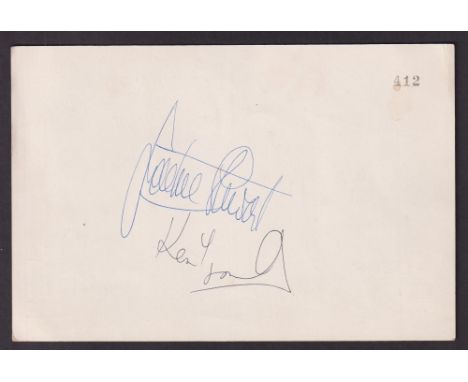 Motor Racing autographs, a card ticket/flyer advertising the British Racing Mechanics Club Annual Dinner & Dance, 8th Novembe