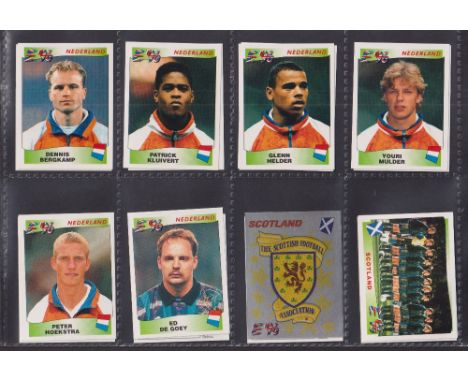 Trade stickers, Football, Panini Football Europe Europa 96 (set 354 stickers) with original backs, includes Zinedine Zidane, 