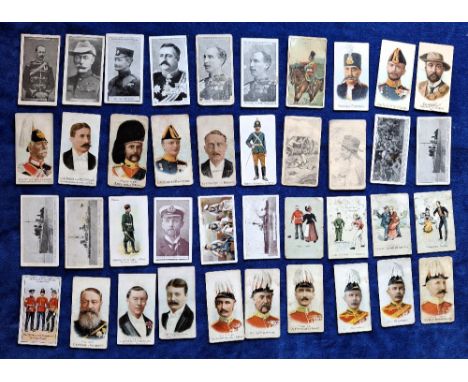 Cigarette cards, Selection of 158 Military cards, many very high catalogue value examples including Charlesworth & Austin Col