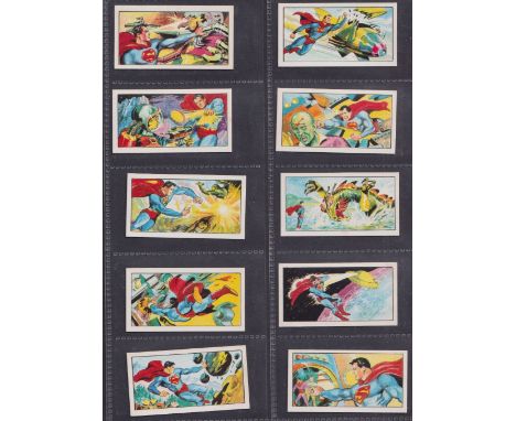 Trade cards, Primrose Superman (thick card version) (set 50 cards) (a few cards on white card, most on a light cream coloured