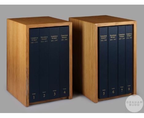 Rare Brian Voaks Tottenham Hotspur 1881-1974 limited edition set of books, No.76 of a limited edition of 100,&nbsp;compiled b